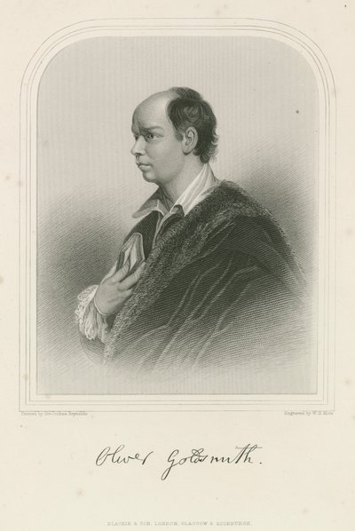 Oliver Goldsmith, autore anglo-irlandese da Joshua Reynolds